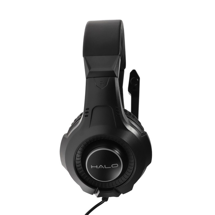 Наушники Qumo HALO, игровые, микрофон, 2х3.5+USB, 2м, подсветка, чёрные Наушники Qumo HALO, игровые, микрофон, 2х3.5+USB, 2м, подсветка, чёрные