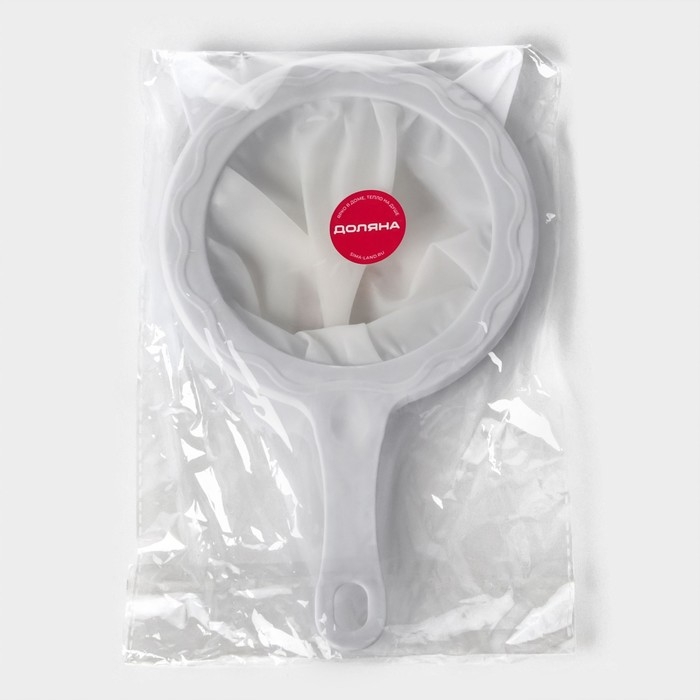 Сито для фильтрации Доляна, d=14,5 см (внутр.d=11см), 200 мл, цвет белый Сито для фильтрации Доляна, d=14,5 см (внутр.d=11см), 200 мл, цвет белый