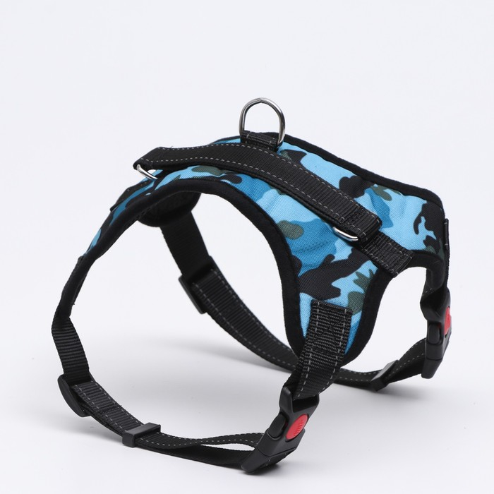 Шлейка К7 мягкая светоотражающая, размер L, ОГ 64-86 см, вес 18- 27,5 кг, голубая хаки Шлейка К7 мягкая светоотражающая, размер L, ОГ 64-86 см, вес 18- 27,5 кг, голубая хаки