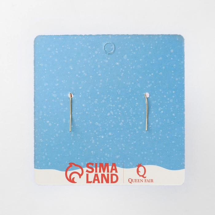 Новый год! Серьги «Новогодние» снеговики, цветные в золоте Новый год! Серьги «Новогодние» снеговики, цветные в золоте