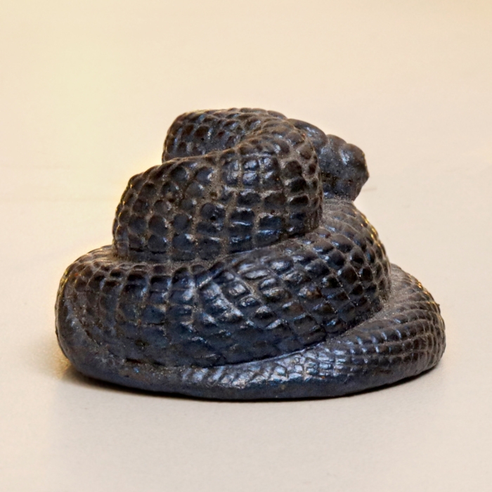 Новый год. Символ 2025. Фигура Новый год. Символ 2025. Фигура "Змейка малая" синий лунный, 4х4х2см