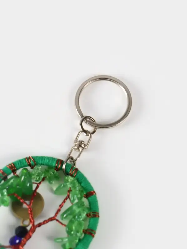 Брелок ловец снов Брелок ловец снов "Древо" 19 см, цв. зелёный