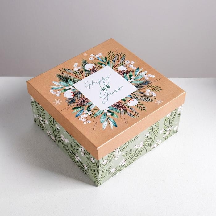 Набор подарочных коробок 5 в 1 «Зимний», 14 х 14 х 8 - 22 х 22 х 12 см, Новый год Набор подарочных коробок 5 в 1 «Зимний», 14 х 14 х 8 - 22 х 22 х 12 см, Новый год