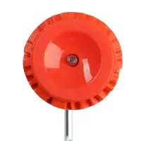 Валик декоративный ТУНДРА, резиновый, &laquo;змея&raquo;, рукоятка d=6 мм, 180 мм