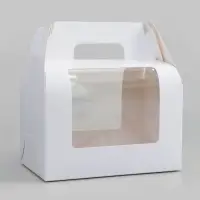 Коробка под рулет, белая 16.5×11×10 см