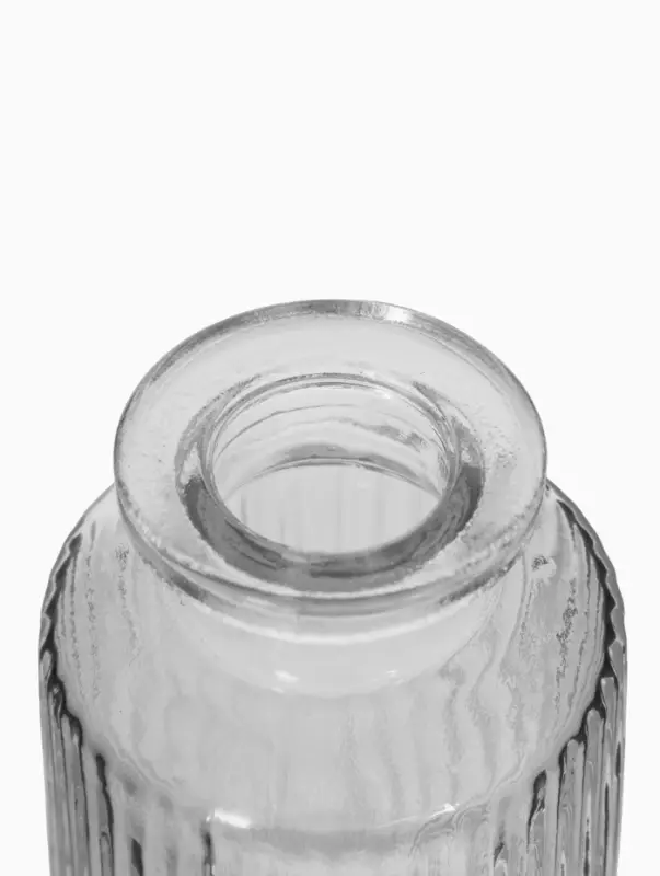 Ваза настольная стекло "Миниатюра" (набор 12 шт) 8-13 см, прозрачный