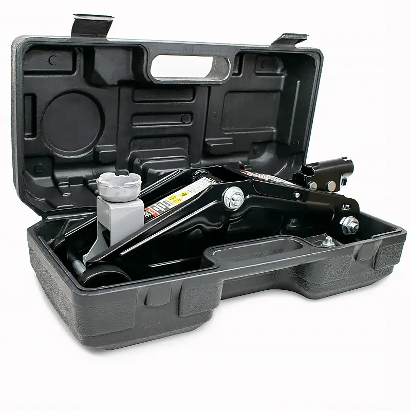 Домкрат подкатной AVS FJ-2000L, 2т, 140-300мм. в кейсе