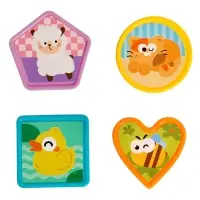 Сортер "Кубик" с шестеренками и фигурами