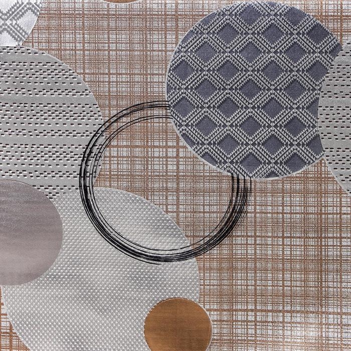 Клеёнка на стол на тканевой основе «Пузыри», рулон 20 метров, ширина 137 см, толщина 0,25 мм, цвет серый Клеёнка на стол на тканевой основе «Пузыри», рулон 20 метров, ширина 137 см, толщина 0,25 мм, цвет серый