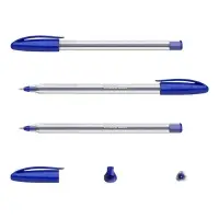 Ручка шариковая ErichKrause U-108 Classic Stick, игольчатый узел 1.0 мм, чернила синие, ультра-мягкое письмо