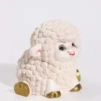 Фигурка &laquo;Овечка Бяша&raquo;, 6&times;7&times;6 см, полистоун