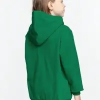 Худи детское Kirenga Kids 2.0, зеленое, 10 лет