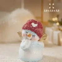 Фигурка &laquo;Снеговичок-ангел&raquo;, 2.8&times;2.5&times;3.5 см