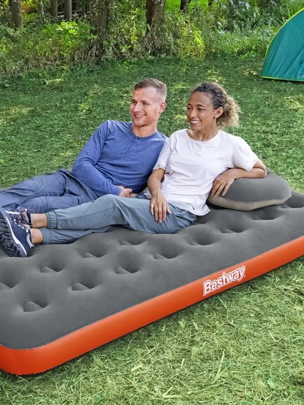 Матрас надувной Roll & Relax, 203&times;152&times;22 см, двуспальный, 67703 Bestway