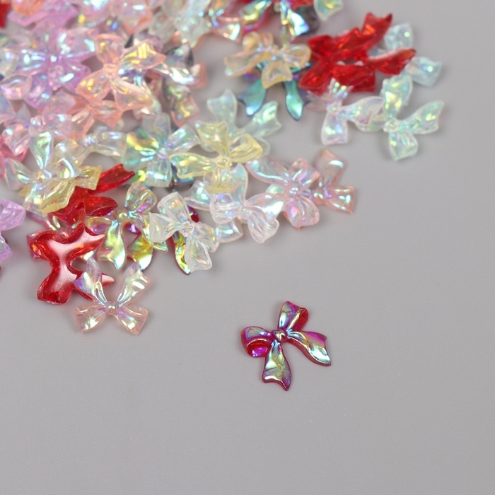 Декор для творчества акрил Декор для творчества акрил "Стильный бант" набор 100 шт 1х1 см