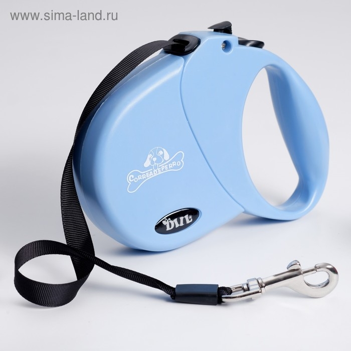 Рулетка DIIL, 4 м, до 20 кг, лента, голубая Рулетка DIIL, 4 м, до 20 кг, лента, голубая