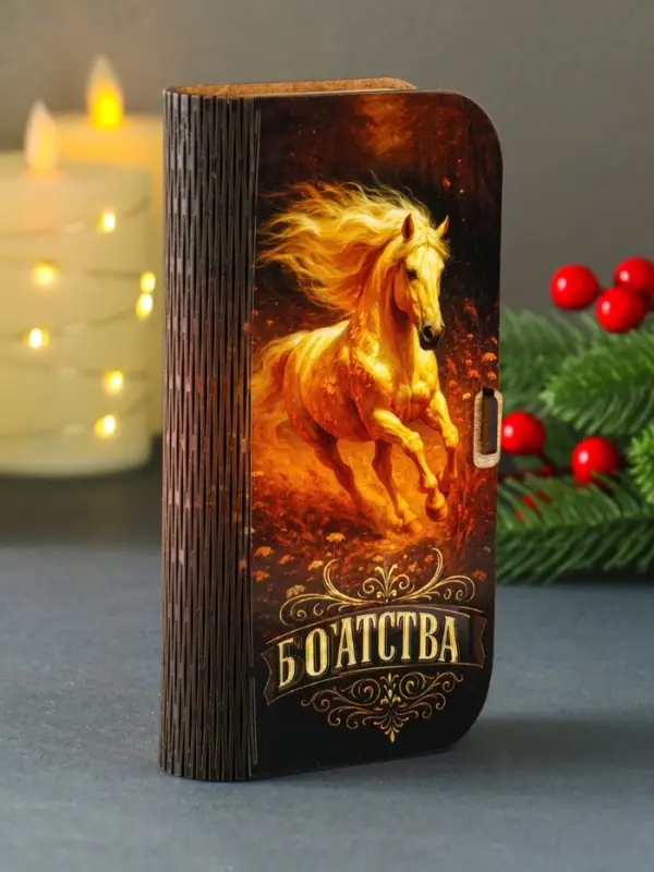 Новогодняя шкатулка "Богатства" 17х8,5 см