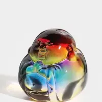 Фигурка из стекла, &laquo;Хотей&raquo;, 6&times;5.5&times;5.5 см, градиент