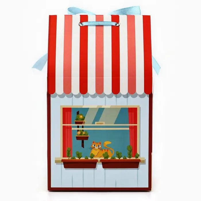 Коробка для сладостей &laquo;Домик&raquo;, 8 х 10 х 16 см