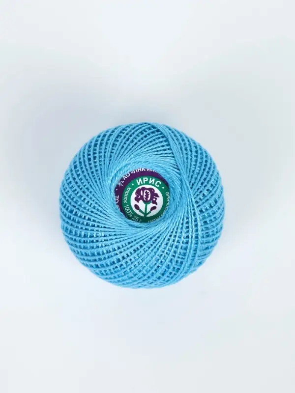 Нитки вязальные "Ирис" 150м/25г 100% мерсеризованный хлопок (3104)