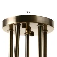 Светильник потолочный BayerLux &laquo;Аста&raquo;, 5хЕ27, 40 Вт, бронза, 65&times;65&times;26 см