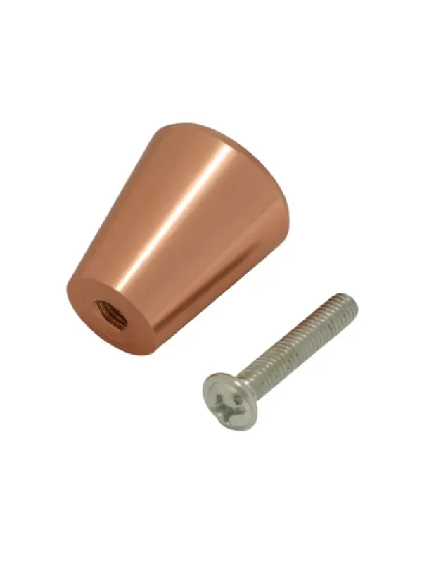 Ручка-кнопка РК019GP, цвет розовое золото