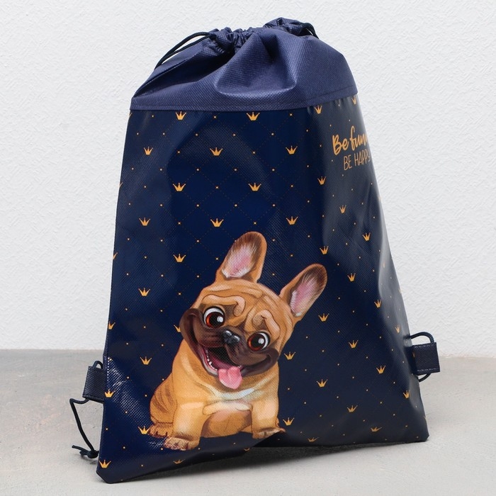 Мешок для обуви «Мопсик» полиэстер, размер 41×30 см Мешок для обуви «Мопсик» полиэстер, размер 41×30 см