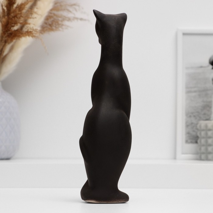 Фигура Фигура "Кот стоит" черный, 21см