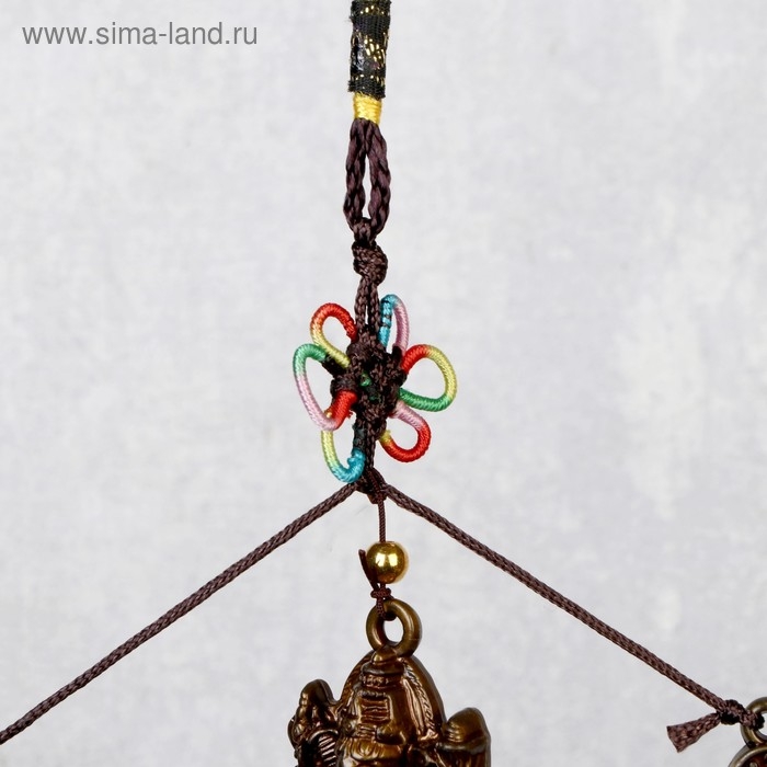 Музыка ветра металл Музыка ветра металл "Ганеша" 4 трубки, 5 колокольчиков 65 см