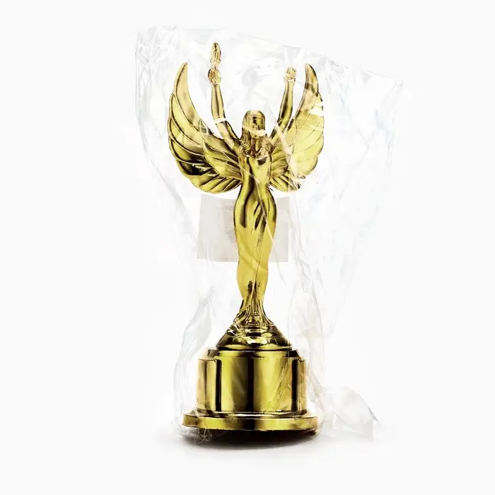 Кубок, наградная фигура &laquo;Ника&raquo;, подставка пластик золото, 18 см