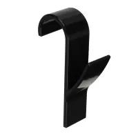 VETTA Крючки для ванной на радиатор обогрева, 4шт, полистирол, черный