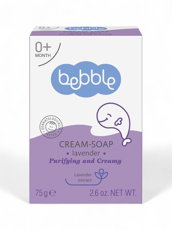 Крем-мыло детское Bebble с ароматом лаванды, 75 г Крем-мыло детское Bebble с ароматом лаванды, 75 г