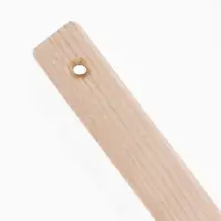 Щетка-пуходёрка деревянная ZOONIK полукруглая, большая с каплей, 85×55 см