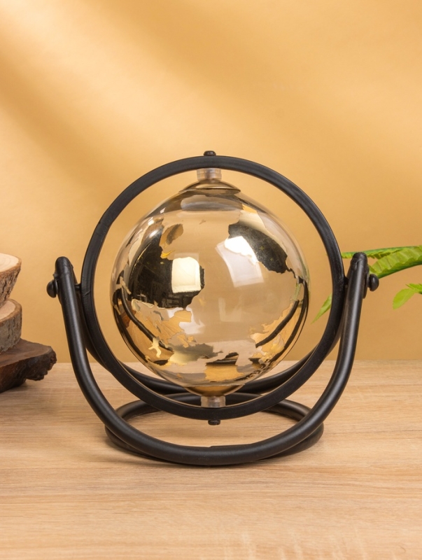 Глобус сувенирный «Айрон», 15.5×18×20 см, стекло, металл Глобус сувенирный «Айрон», 15.5×18×20 см, стекло, металл