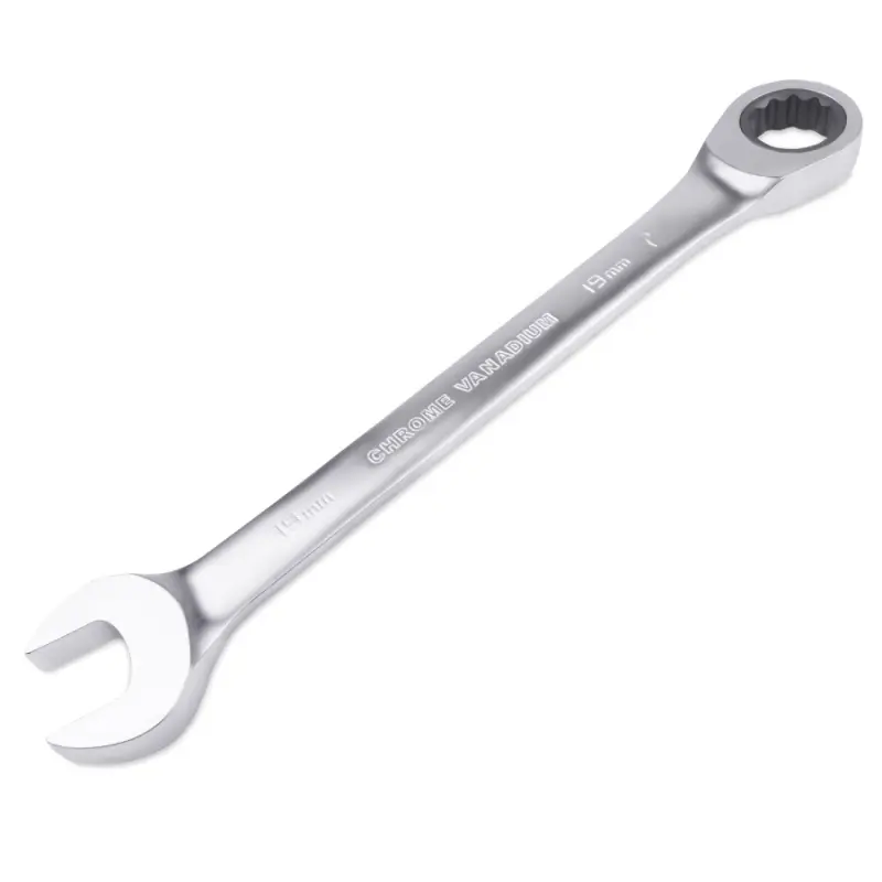 Набор ключей гаечных комбинированных трещоточных в пластике (8-19 мм) (11предметов) AVS K6N11P