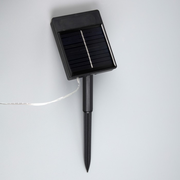 Гирлянда «Занавес», 2×1.5 м, IP44, 280 LED, 8 режимов, солнечная батарея, прозрачная нить, свечение тёплое белое Гирлянда «Занавес», 2×1.5 м, IP44, 280 LED, 8 режимов, солнечная батарея, прозрачная нить, свечение тёплое белое