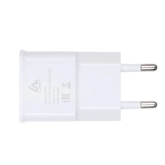 Сетевое зарядное устройство Luazon GQ-15, 1 USB, 1 A, белое
