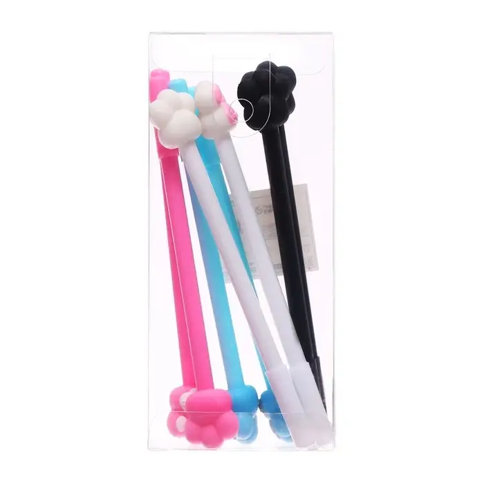 Ручка-прикол Calligrata &laquo;Кошачьи лапки&raquo;, синий стержень, гелевая, МИКС