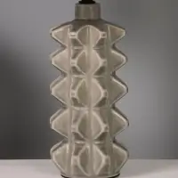Лампа настольная RISALUX &laquo;Ода&raquo;, Е14, 40 Вт, серая, 24&times;24&times;38 см