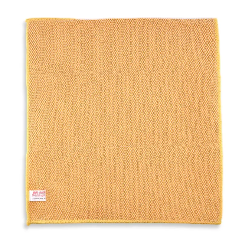 09 Салфетка микрофибра с абразивной сеткой для удаления грязи AVS MF-6109 (35х40см)(1шт)