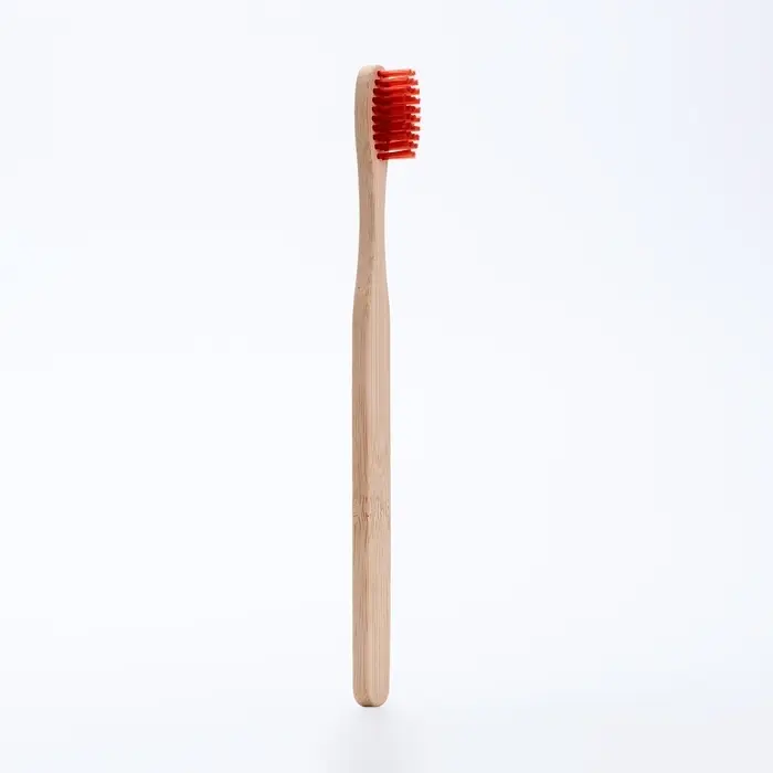 Бамбуковая зубная щётка средней жесткости, микс цветов Бамбуковая зубная щётка средней жесткости, микс цветов