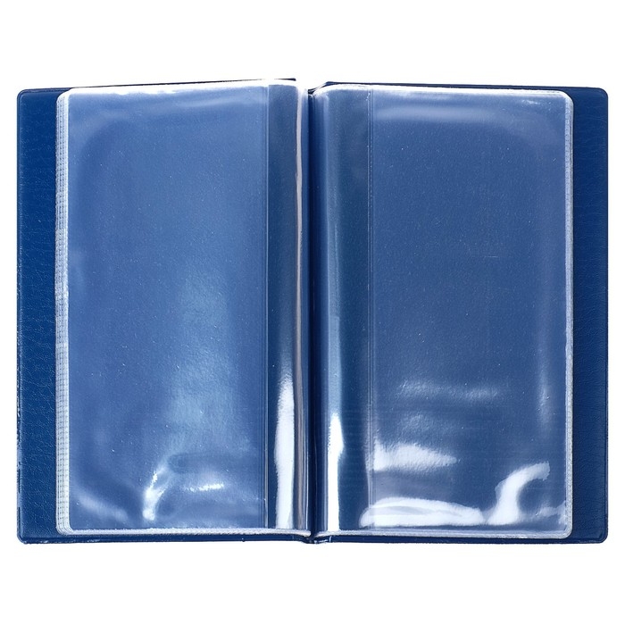 Альбом для бон 125 х 185 мм Calligrata, на 24 банкноты, обложка искусственная кожа, синий Альбом для бон 125 х 185 мм Calligrata, на 24 банкноты, обложка искусственная кожа, синий