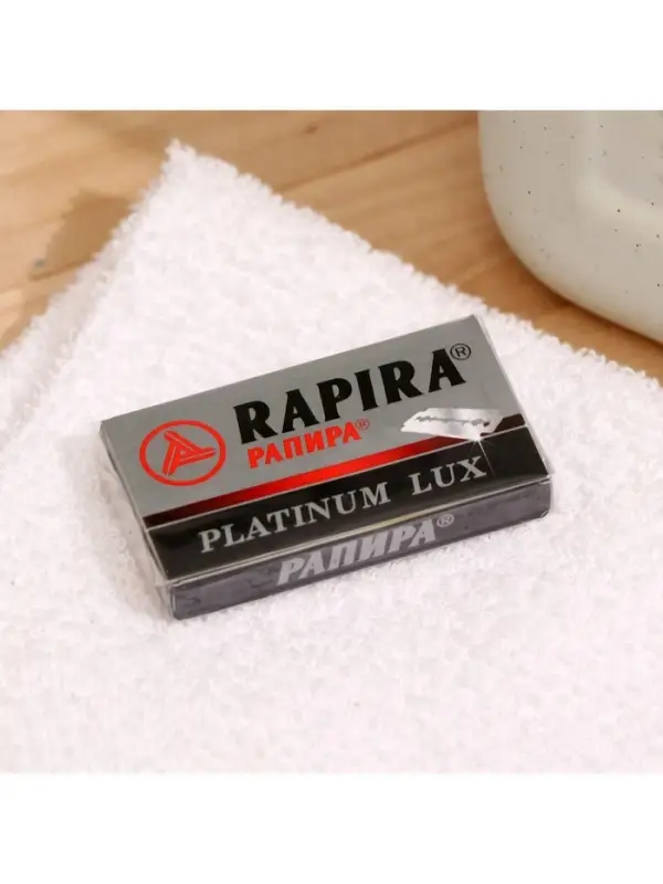 Сменные лезвия классические Rapira &laquo;Платина Люкс&raquo;, 5 шт.