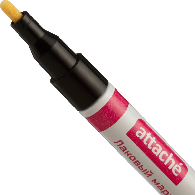 Маркер лаковый Attache 2 мм черный