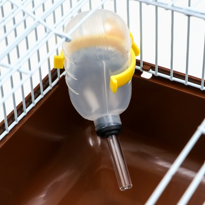 Клетка для грызунов Клетка для грызунов "Пижон", 27 х 21 х 17 см, коричневая