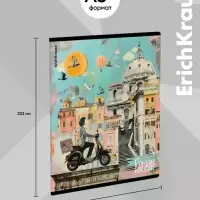Тетрадь 48 листов в клетку, ErichKrause Roman Holiday, 60 г/м&sup2;, МИКС
