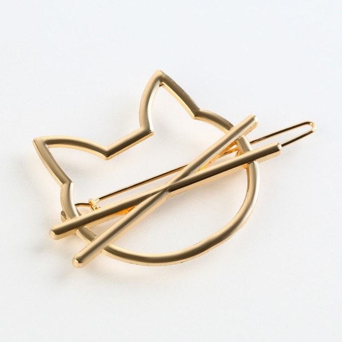 Заколка для волос «Cute cat», 6 х 2 см Заколка для волос «Cute cat», 6 х 2 см