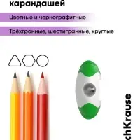 Точилка 1 отверстие ErichKrause S-Twist, отверстие диаметром 8 мм, микс