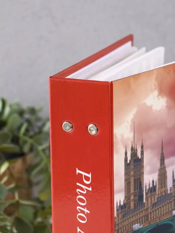 Фотоальбом 200 фото 10X15см, Фотоальбом 200 фото 10X15см, "Лондон", ПП карм.