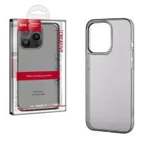 Чехол IPH 15 Pro Max Light Series TPU black HOCO